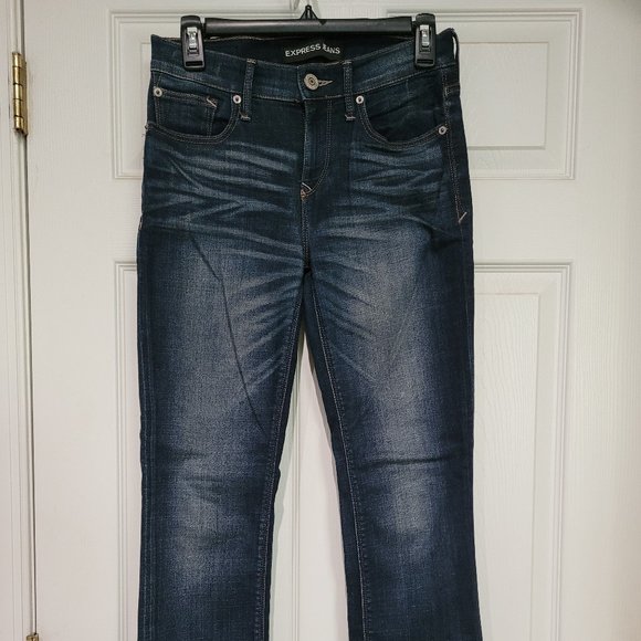 Express Mid Rise Skinny Jeans